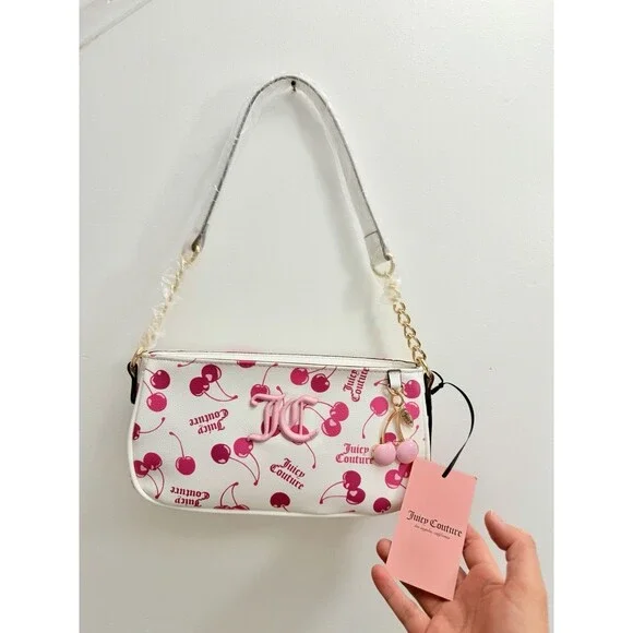 NWT Juicy Couture Cherry On Top Shoulder Bag - Picture 10 of 10